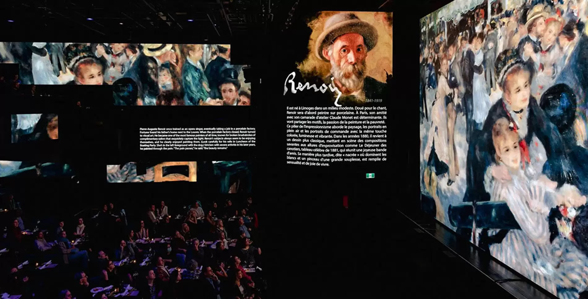 Museum led video wall
